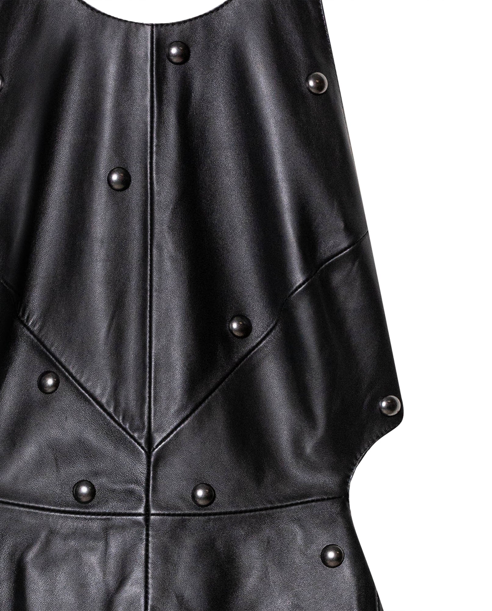 Womens Sheepskin Leather Fitted Dress - Special Collection - Black 63_777H500_NEG194007_7