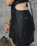 Womens Sheepskin Leather Fitted Dress - Special Collection - Black 63_777H500_NEG194007_8