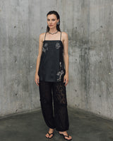 Womens Lambskin Leather Straight Cut Dress - Special Collection - Black 63_777H501_NEG194007_0