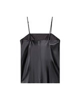 Womens Lambskin Leather Straight Cut Dress - Special Collection - Black 63_777H501_NEG194007_7