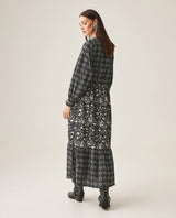 Women´s Long Printed Dress - Black 63_779H001_NEG194004_5