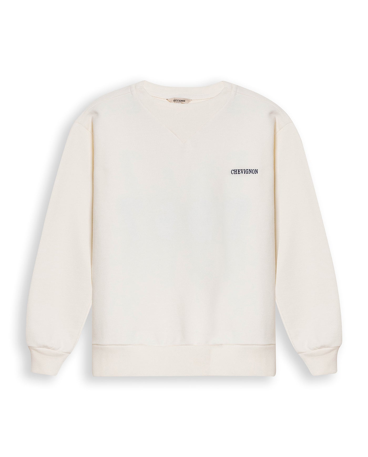 Womens Sweatshirt Closed Wide Silhouette Cotton Blend - Raw 63_781H000_CRU110606_3