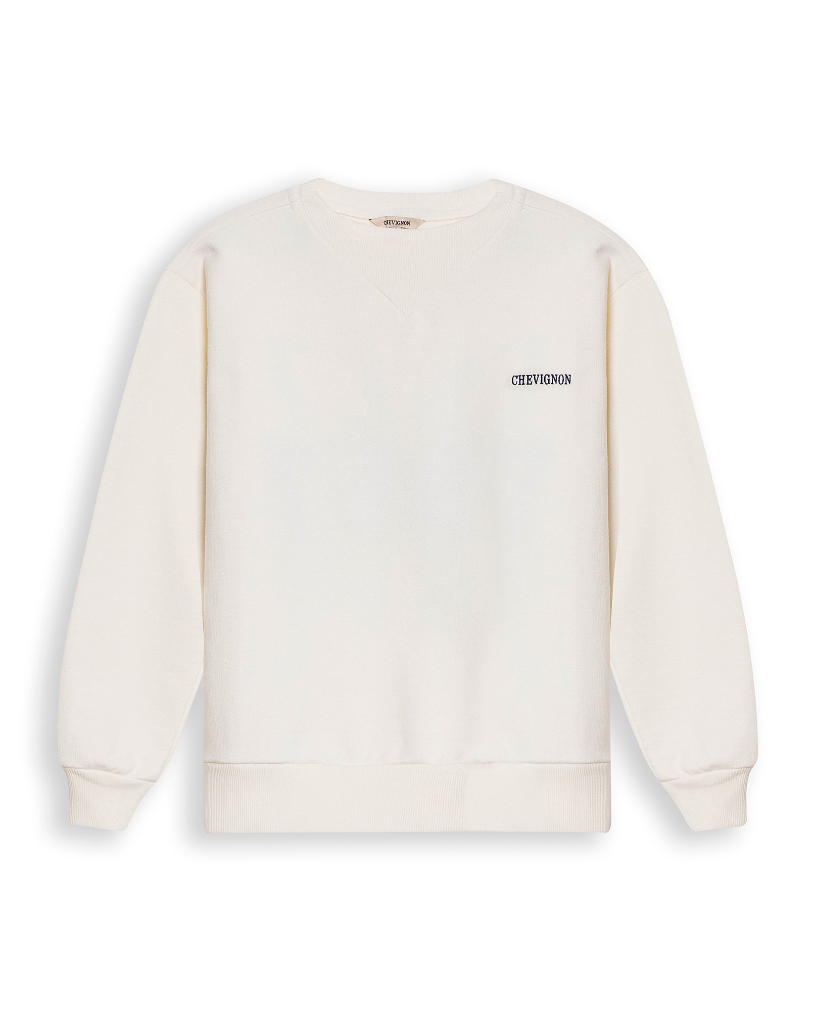 Womens Sweatshirt Closed Wide Silhouette Cotton Blend - Raw 63_781H000_CRU110606_3