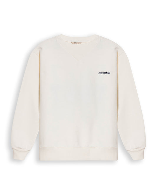 Womens Sweatshirt Closed Wide Silhouette Cotton Blend - Raw 63_781H000_CRU110606_3