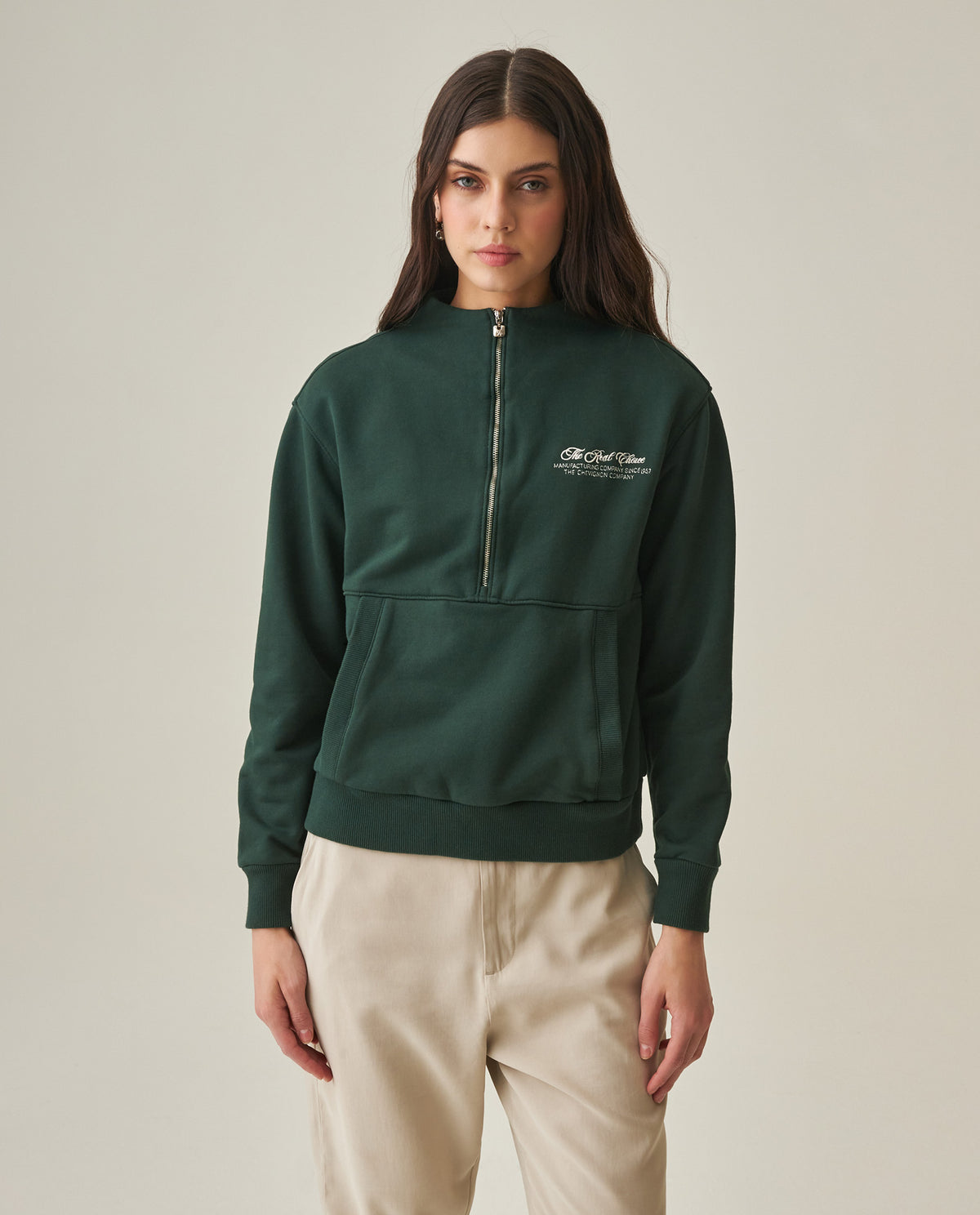 Women´s Half-Zip Sweatshirt - Green 63_782H004_VER195350_0