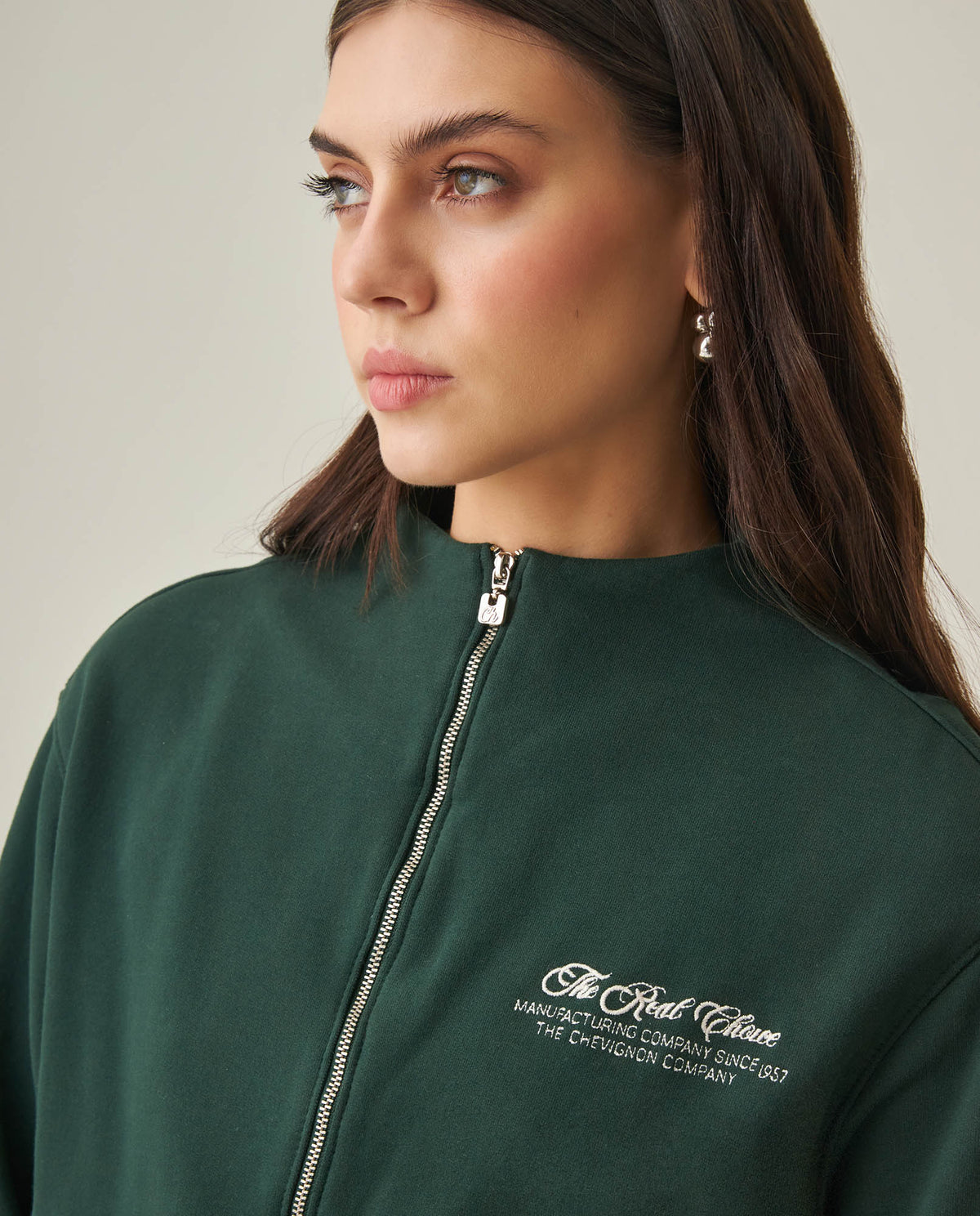 Women´s Half-Zip Sweatshirt - Green 63_782H004_VER195350_5