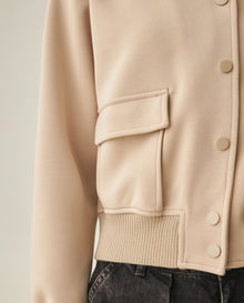 Women´s Bomber Sweater - Beige 63_782H005_BEI161102_3
