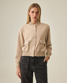 Women´s Bomber Sweater - Beige 63_782H005_BEI161102_5