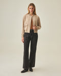 Women´s Bomber Sweater - Beige 63_782H005_BEI161102_7