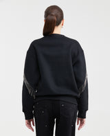 Women´s Cotton-Blend Rhinestone Sweatshirt - Black 63_784G100_NEG194007_6