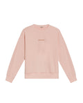 Women's Stone Accent Crew Neck Sweatshirt in Cotton-Polyester Blend, Nocturne - 1