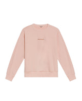 Women's Stone Accent Crew Neck Sweatshirt in Cotton-Polyester Blend, Nocturne - 1