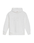 Women's Stone Accent Hooded Sweatshirt in Cotton-Polyester Blend, Ceremony - 1