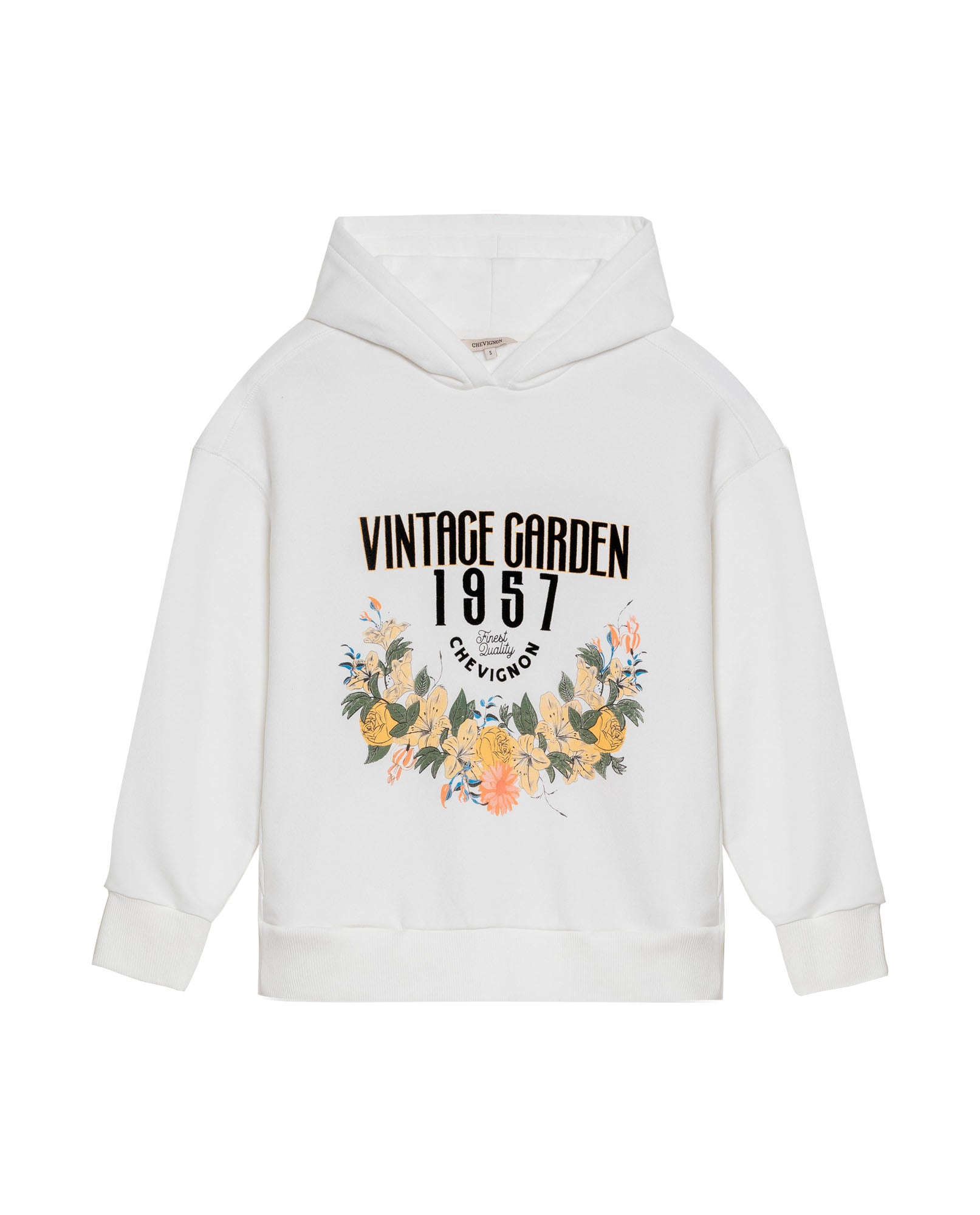 Women´s Flock-Print Hoodie - Raw 63_789G006_CRU110606_3