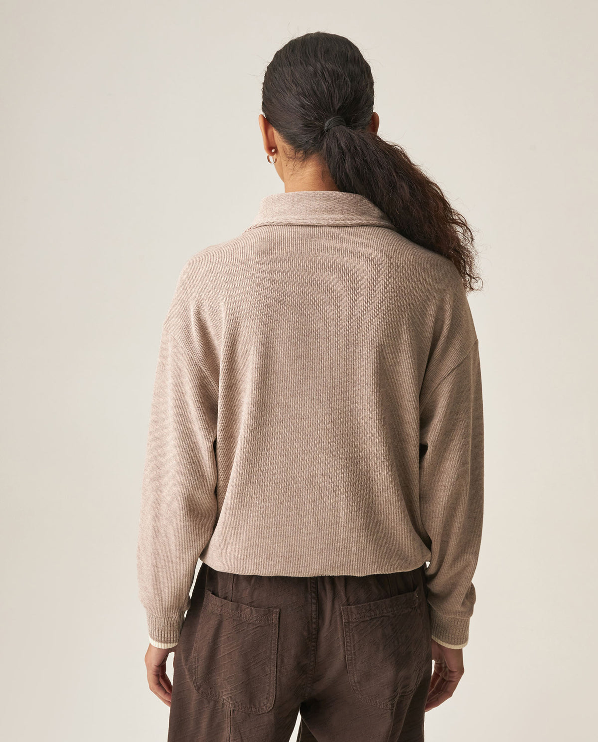 Women´s Turtleneck Sweatshirt - Gray 63_789H002_GRI181210_5