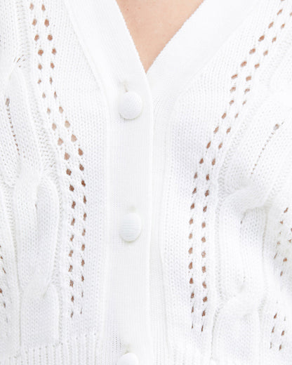 CARDIGAN SOFT IN WHITE