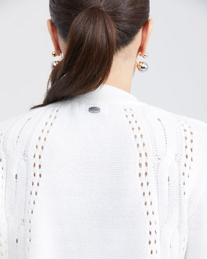 CARDIGAN SOFT IN WHITE