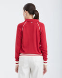 POLO KNIT SWEATER RETRO IN RED