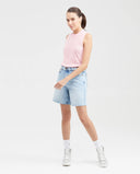 KNITTED TOP WITH CAP SLEEVES