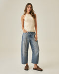 Womens Top Knit Mini Channel Halter Neck Viscose Blend - Raw 63_791H002_CRU110103_4