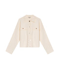 Womens Jacket Knit Cargo-Inspired Boxy Silhouette Viscose Blend - Raw 63_791H005_CRU110103_3