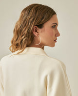 Womens Jacket Knit Cargo-Inspired Boxy Silhouette Viscose Blend - Raw 63_791H005_CRU110103_7