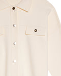Womens Jacket Knit Cargo-Inspired Boxy Silhouette Viscose Blend - Raw 63_791H005_CRU110103_8