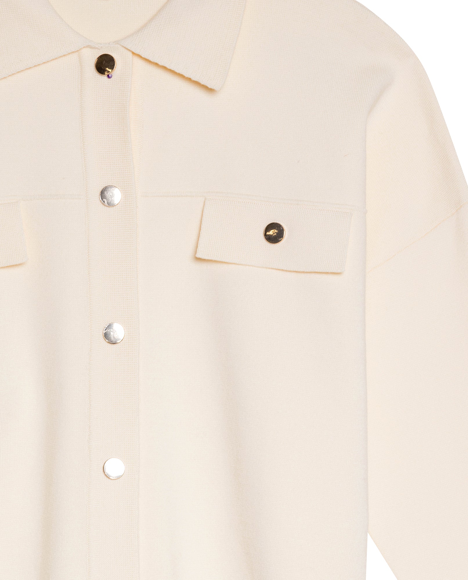 Womens Jacket Knit Cargo-Inspired Boxy Silhouette Viscose Blend - Raw 63_791H005_CRU110103_8
