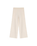 Womens Pants Knit Basic Wide Leg Crop Viscose Blend Set Two-Piece - Raw 63_791H014_CRU110103_3