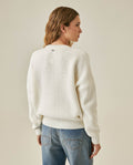 Womens Sweater Knit Acrylic Blend English Stitch Displaced Armhole Removable Pin Ribbed Cuffs - Mothers - Raw 63_791H015_CRU110103_6