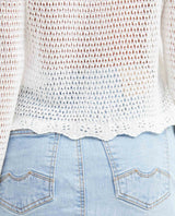 Women's Straight Fit Cardigan with Mixed Crochet Trim in Modal 63_792G007_CRU110103_6