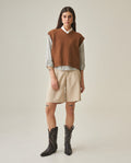 Women´s Knit Vest - Brown 63_792H001_CAF181024_0
