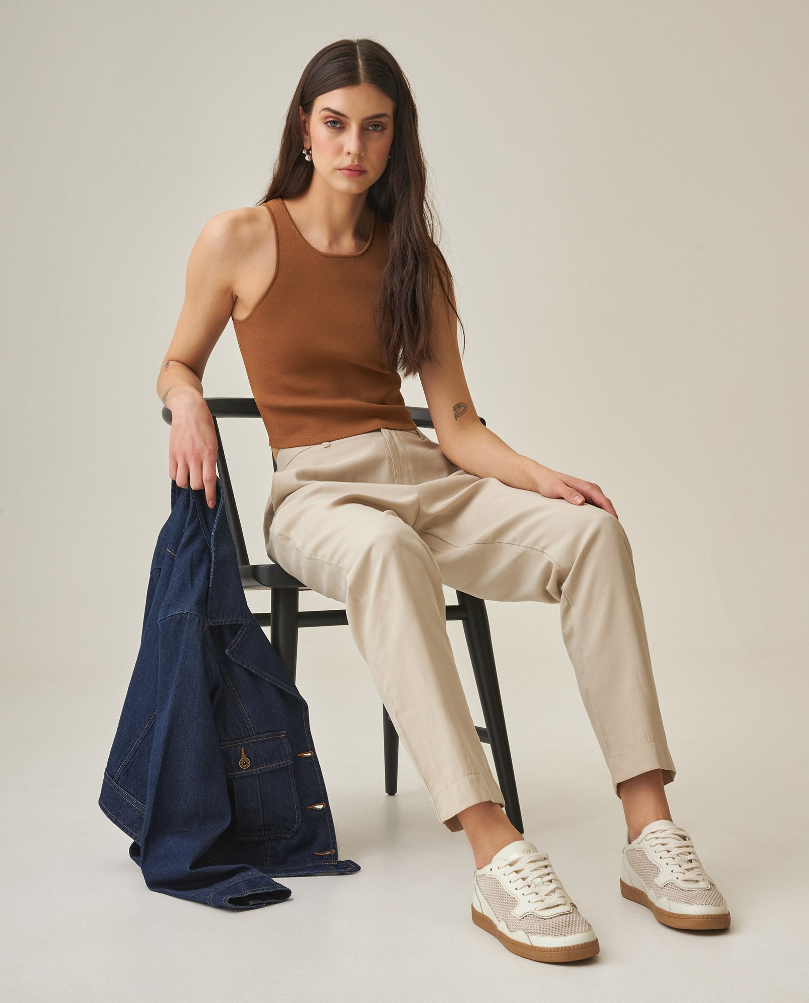 Women´s Knit Top - Brown 63_792H002_CAF181024_0