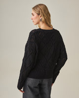 Women´s Oversize Knit Sweater - Black 63_792H009_NEG194004_6