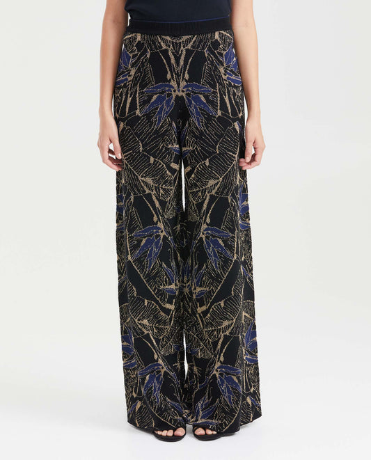 Women´s Jacquard Knit Pant - Black 63_794G100_NEG194007_0