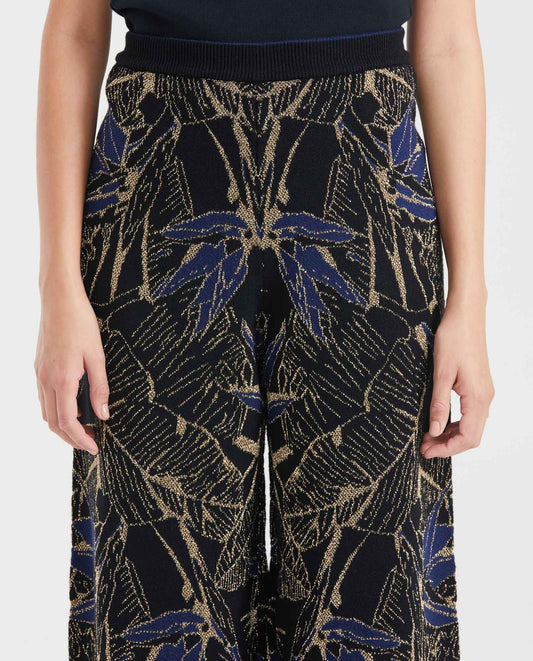 Women´s Jacquard Knit Pant - Black 63_794G100_NEG194007_3