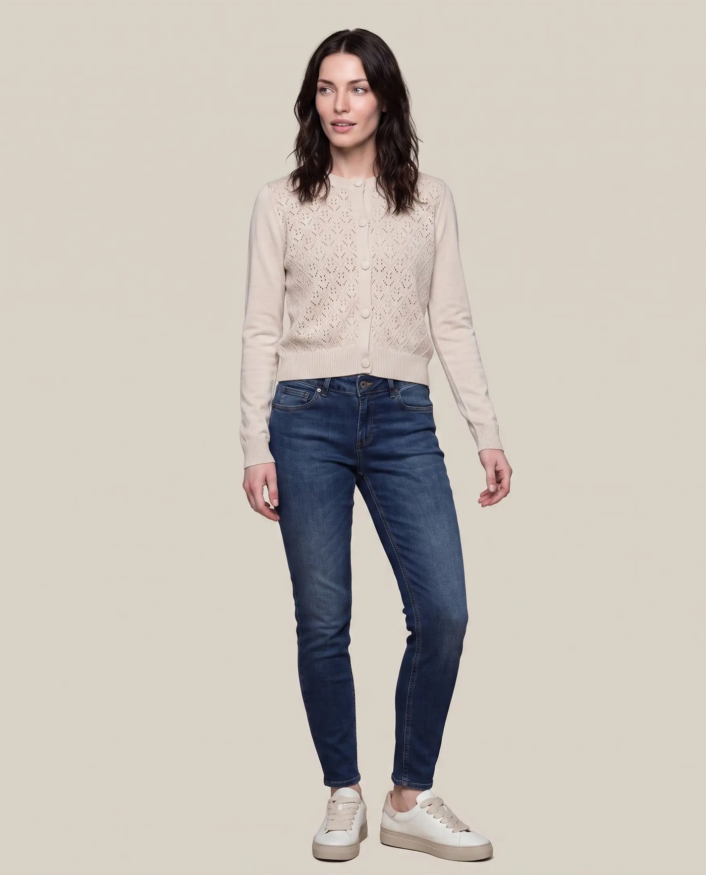Women´s Bomber Cardigan - Khaki 63_794G201_CAQ150309_4