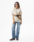 Women's 3D Textured Artisanal Oversized Cardigan, Coastal - 2