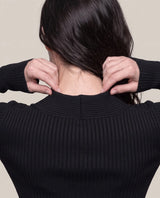 Women´s Slim V-Neck Top - Black 63_794G307_NEG194007_7