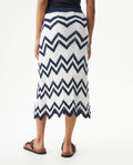 Women's Artisanal Crochet 2-Piece Set Midi Skirt in Polyester-Cotton Blend, Twilight - 5
