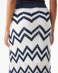Women's Artisanal Crochet 2-Piece Set Midi Skirt in Polyester-Cotton Blend, Twilight - 6