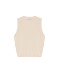 Women's Metal Stud Boho Perforated Knit Vest in Viscose-Polyamide Blend - 5