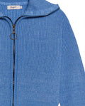 Women's English Stitch Bomber Jacket in Acrylic-Viscose Blend - 7