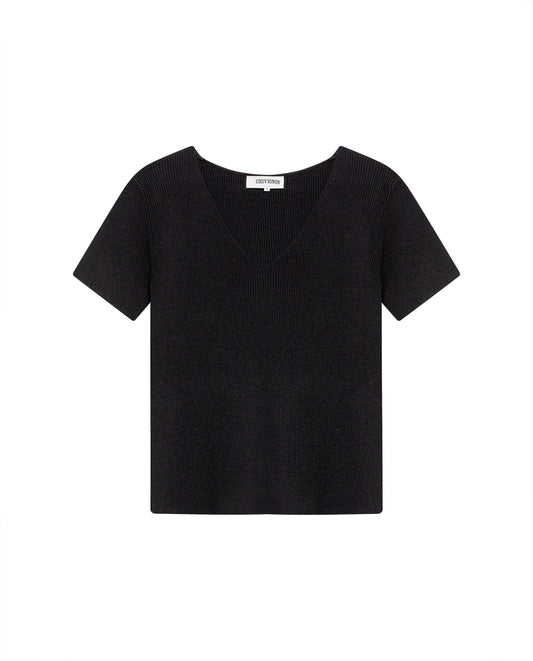 Women´s Essential Ribbed Top - Black 63_799G013_NEG194007_0