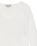 Women's Long Sleeve Heart-Shape V-Neck Knit Top, Compass - 7