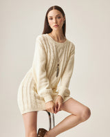 Women´s Cable Knit Dress - Raw 63_799H000_CRU110103_0