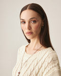 Women´s Cable Knit Dress - Raw 63_799H000_CRU110103_4