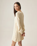 Women´s Cable Knit Dress - Raw 63_799H000_CRU110103_6