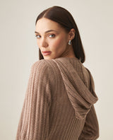 Women´s Knit Hoodie Jacket - Beige 63_799H002_BEI151216_6