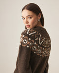 Women´s Fair Isle Sweater - Brown 63_799H003_CAF161334_6